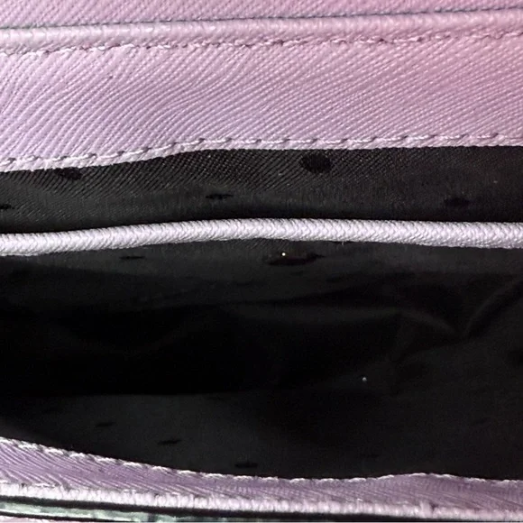 Kate Spade Purple and Cream Crossbody Bag with Snake Print Design - Picture 7 of 7